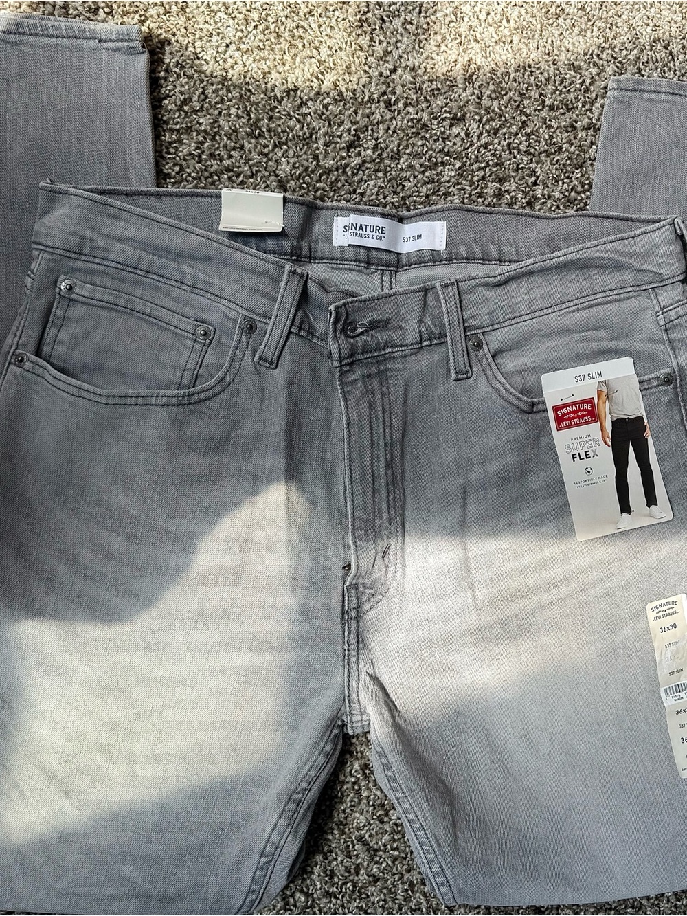 Men’s Levi Gray Slim Jeans